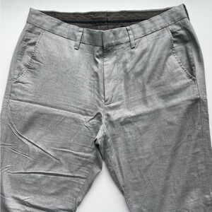 J Crew Mens Bowery Pants Size: 32 Waist 30 Length Light Grey